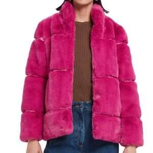 APPARIS Recycled Faux-Fur Coat NWT